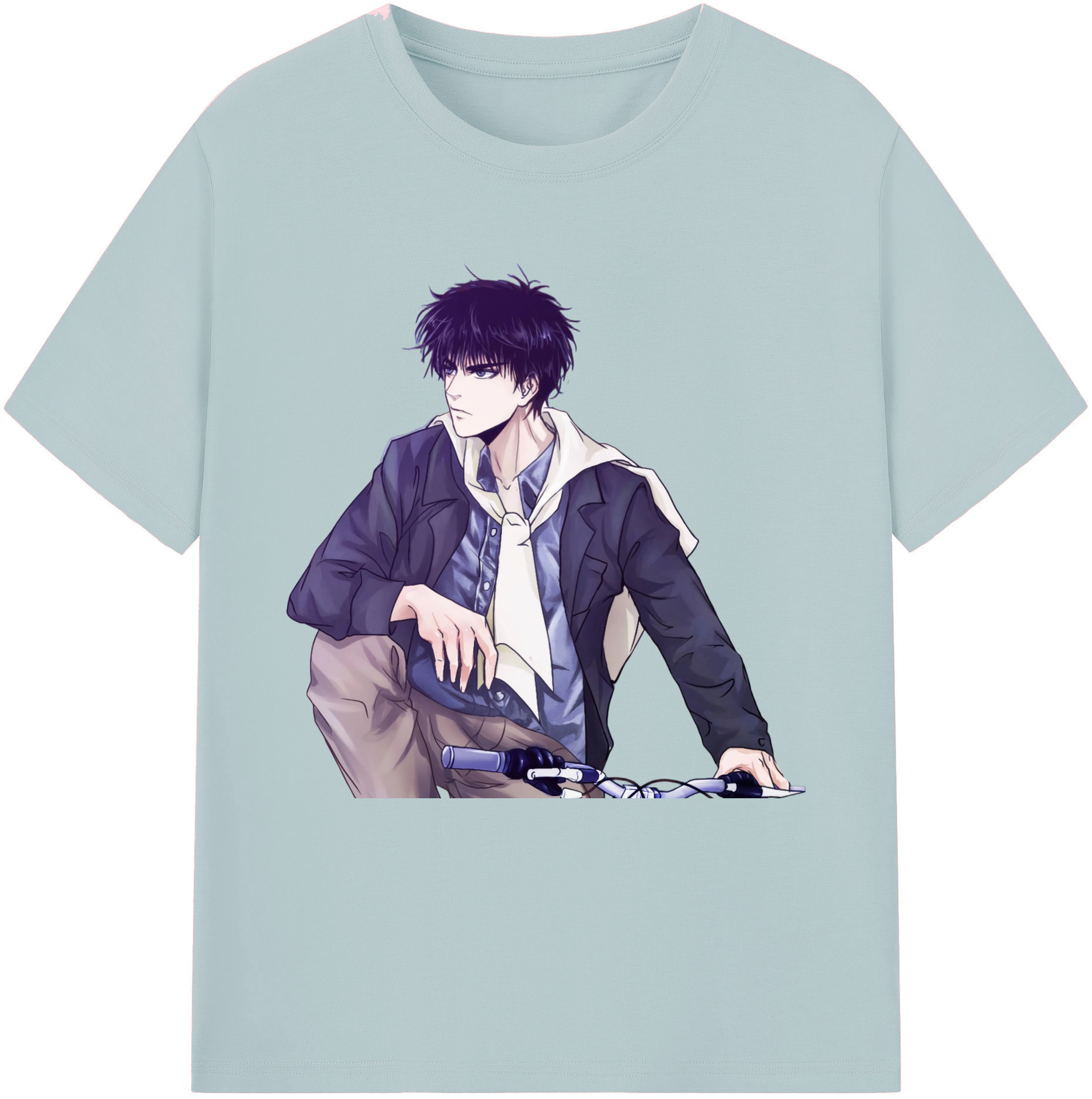 SLAM DUNK／スラムダンク 綿100％半袖Tシャツ（フロントプリント）
